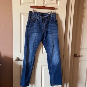 Barely worn mens Calvin Klein blue Jeans, slim straight size w32xL32.